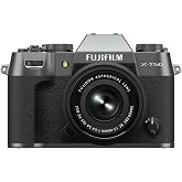 FUJIFILM X-T50 Mirrorless Digital Camera XC15-45mmF3.5-5.6 OIS PZ Lens Kit - Charcoal Silver