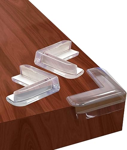 Amazon Simplessコーナークッション コーナー ガード24個セット 透明安全pvc素材 赤ちゃん 子供 年配の方 ケガ防止安心家具の角を保護 地震対策 安全対策 家具の角を保護 強力両面テープ付き 強い粘着力 取り付け簡単 透明だ L型 コーナークッション ベビー