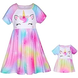 Play Tailor Doll and Girl Matching Nightgown