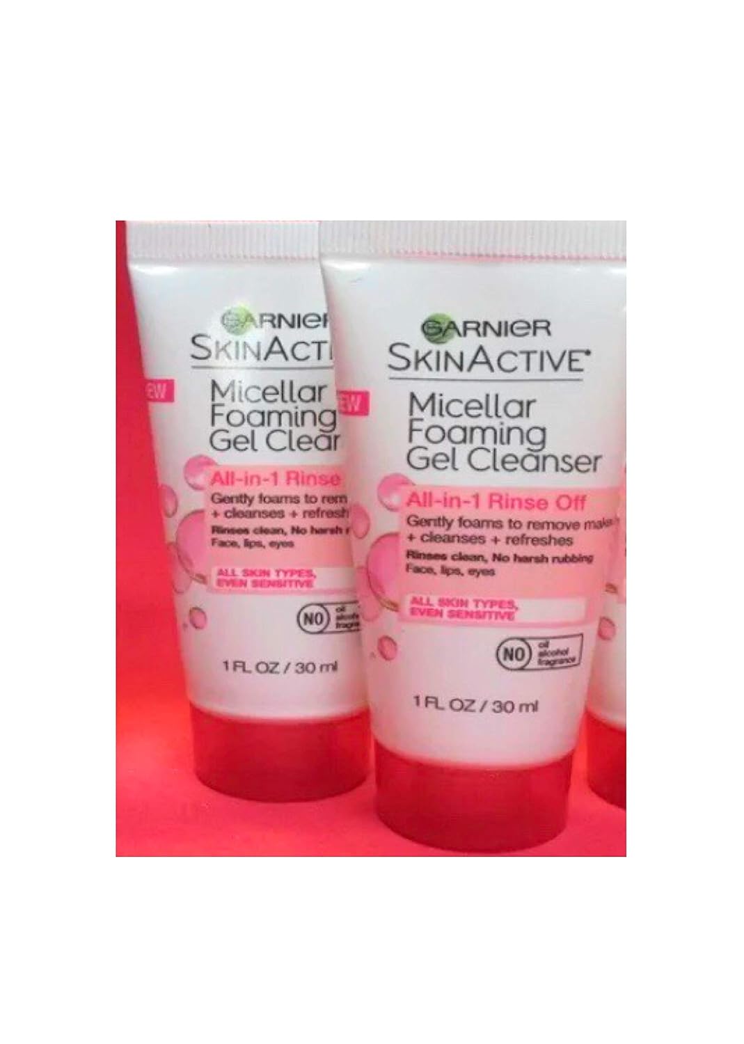 garnier micellar foaming gel cleanser