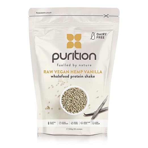 title=Purition frullato vegano alla vaniglia (500gr) Integratore proteico per una sana