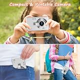 Taichaeu Digital Camera 1080P 44MP 2.4" LCD 16X Zoom 32GB Card Included view 6