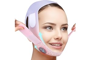JUSRON V Line Face Lifting Tape Face Strap, Soft Silicone Chin Strap Face Shaper to Removing Double Chin for Women and Men