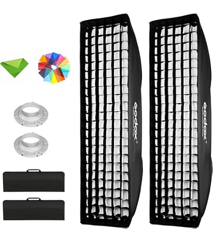 Godox Air Soft Tube – Tubo Morbido Per Luce LED TP4R Pixel RGB, Diffusore Per Tutta La Lunghezza, Con Griglia E Staffa