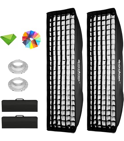 Godox Air Soft Tube – Tubo Morbido Per Luce LED TP4R Pixel RGB, Diffusore Per Tutta La Lunghezza, Con Griglia E Staffa
