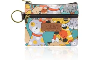 WisePoint Coin Bag, Waterproof Coin Wallet Small Coin Purse with Zipper and Keyring, Cute Coin Pouch for Women and Girls, Change Purse Mini Storage Bag for Coin, Cards, Keys, Lipsticks (green)