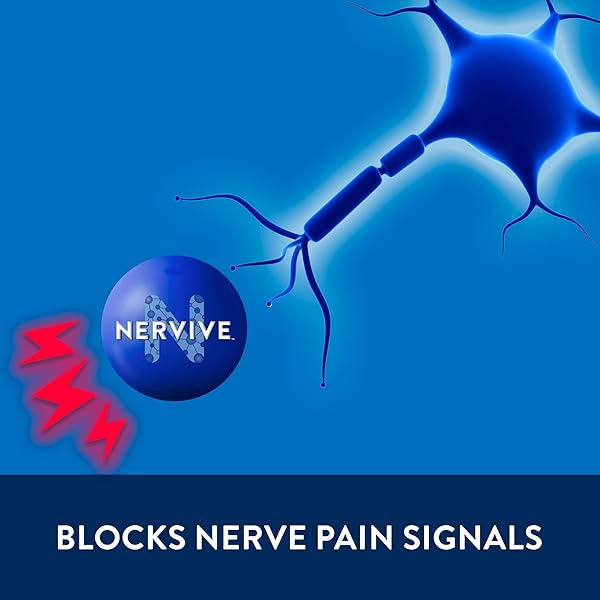 NERVIVE PAIN RELIEVING CREAM, MAX STRENGTH NON-GREASY TOPICAL PAIN RELIEVER WITH LIDOCAINE AND MENTHOL FOR TOES, FEET, FINGERS, HANDS, LEGS & ARMS, 3.0OZ