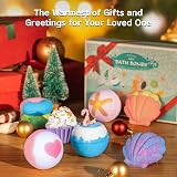 Aofmee Bath Bombs Gift Set for Women 8 Scents Floral Spa Bath Gift view 6