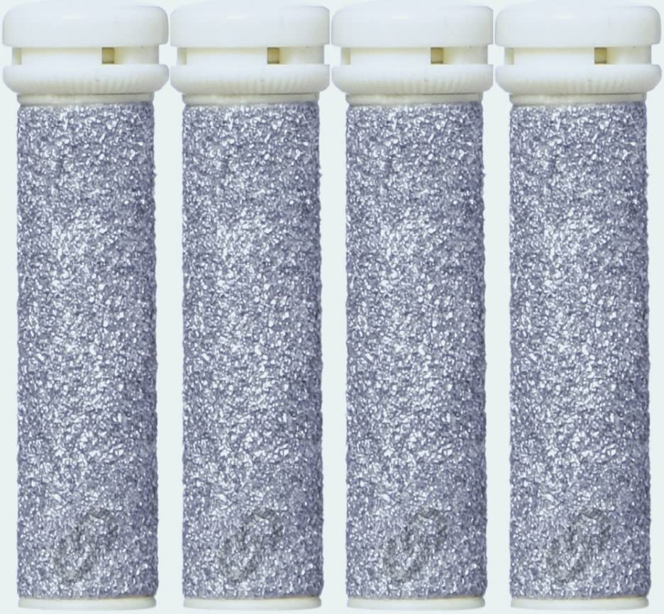 Extra Coarse Replacement Heads Mineral Refill Rollers Compatible with Emjoi Micro Pedi Callous Remover