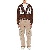 Forever 21 Mens Mid-Rise Straight Cargo Jeans