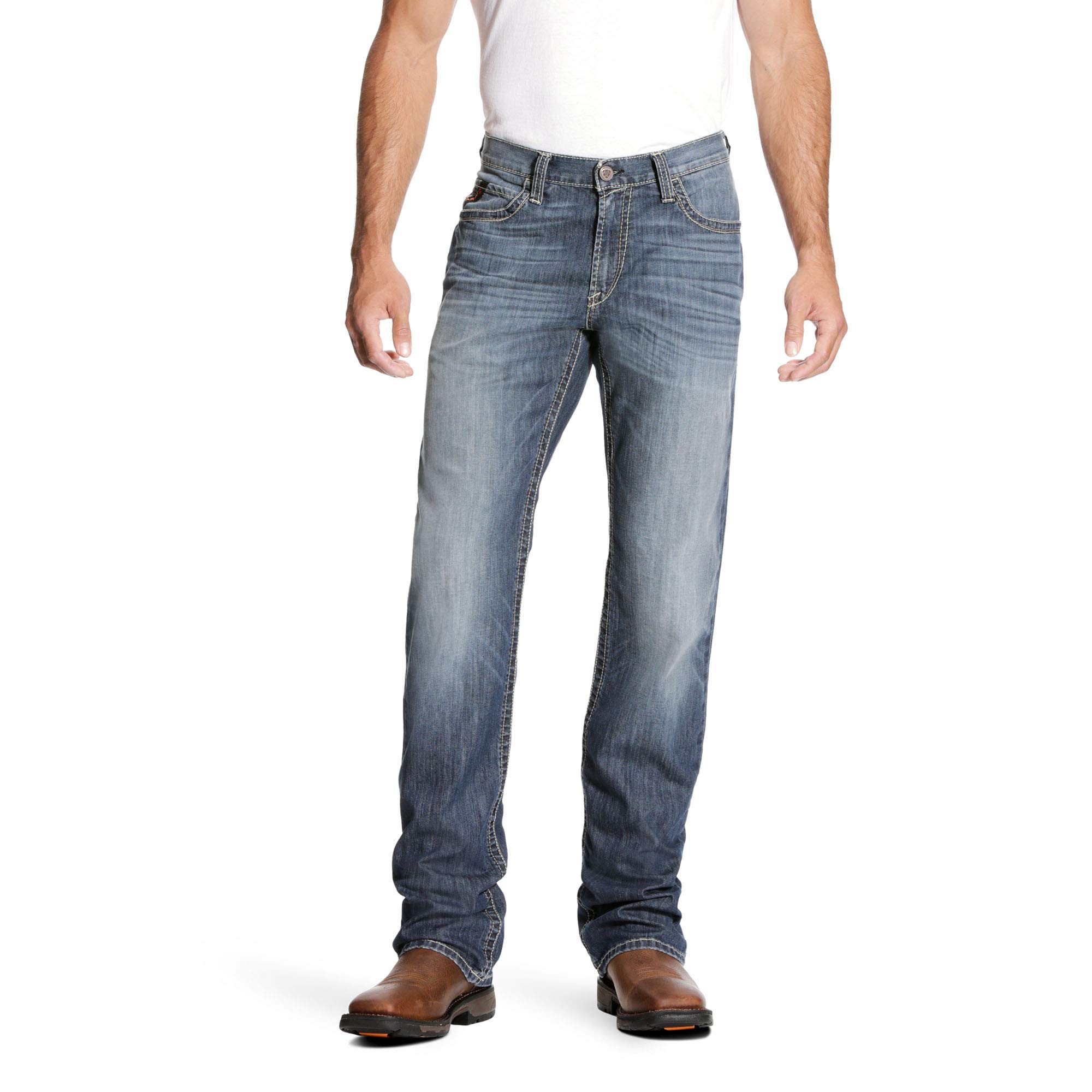 Ariat Flame Resistant M4 Low Rise Basic Boot Cut Jean – Men’s Durable Work Jeans