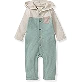 Burt's Bees Baby Boy Infant Jumpsuits - 100% Organic Cotton Breathable Jumpsuit Coveralls for Boys Preemie to 24 Months