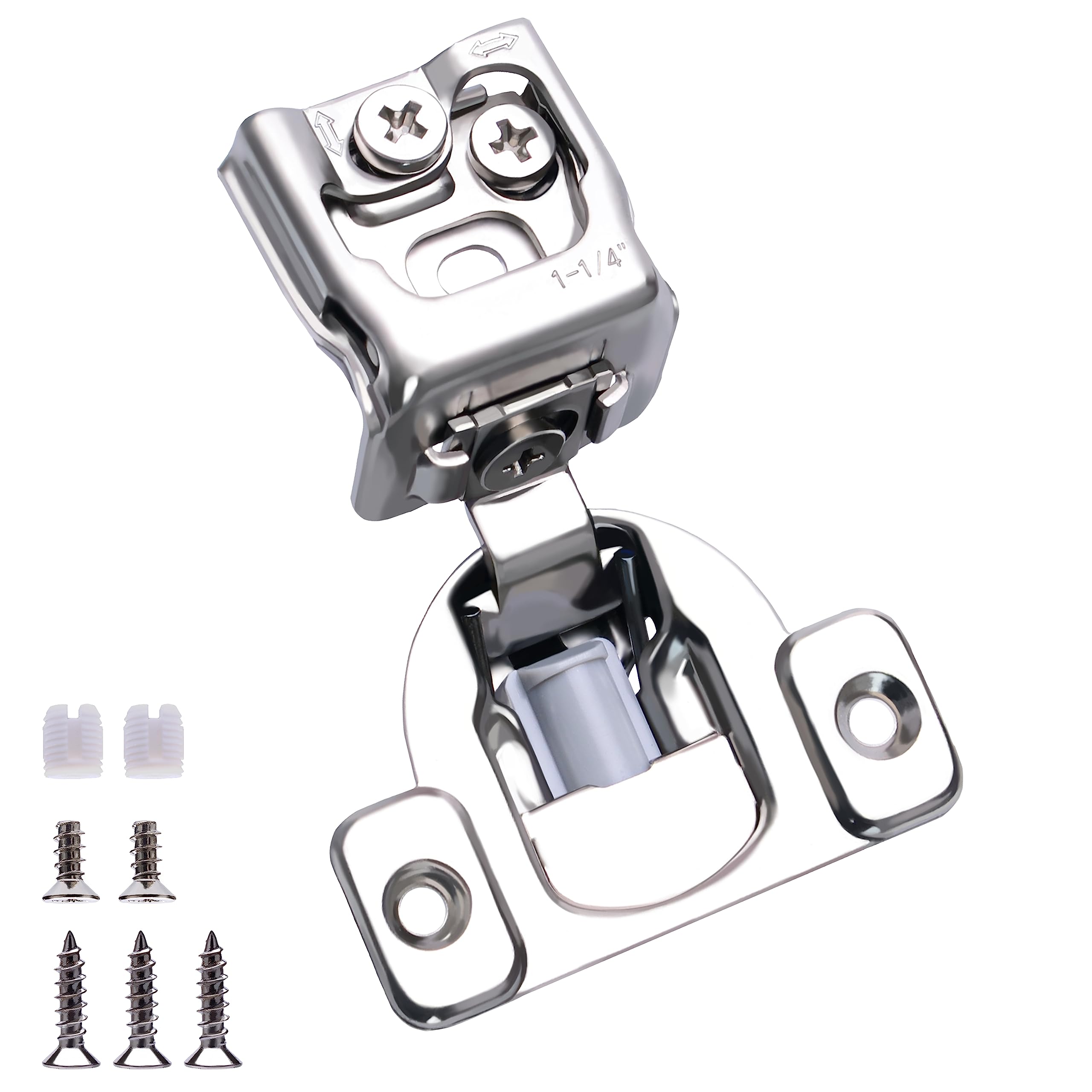 Soft Close Cabinet Hinges, HTCELLE 2 Pack 1 Pair