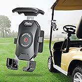 Roykaw Golf Cart Magnetic Phone Holder Mount Compatible with EZGO/Club Car/Yamaha Square Tube Frame Golf Cart, Compatible with iPhone/Galaxy/Google Pixel,360°Rotatable, One-Handed Pick & Place