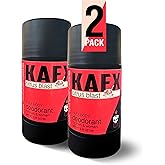 KAFX Body Citrus Blast Deodorant for Women and Men - Organic and Natural, Aluminum-Free, Coffee Oil-Infused for Long-Lasting Odor Protection, Single Pack, Paraben-Free, 2 Pack, 2.65 oz/75 g