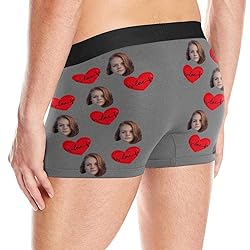 Custom Personalized Photo Printed Face Boxer, I