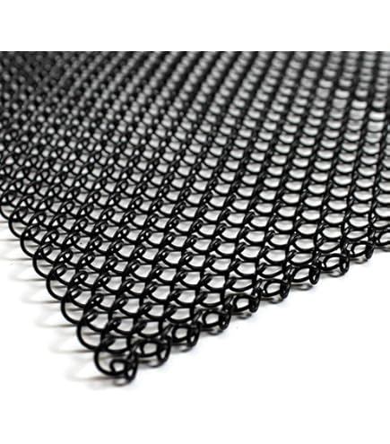 GOODPONDVIEW Fireplace Mesh Screen Curtain 18" High X 24" Inch Width X - View #10