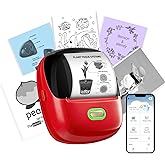 ORGSTA Sticker Printer, 300 DPI Ultra-Clear Mini Portable Sticker Maker with Banner Printing Function, Inkless Thermal Printer for Journaling, DIY Gifts, Study Note, Compatible with iPhone and Android