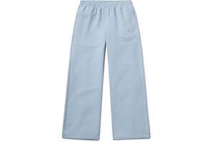 JOE BOXER Girls Wide Leg French Terry Sweatpants, Sizes 6-14, Baggy Pants