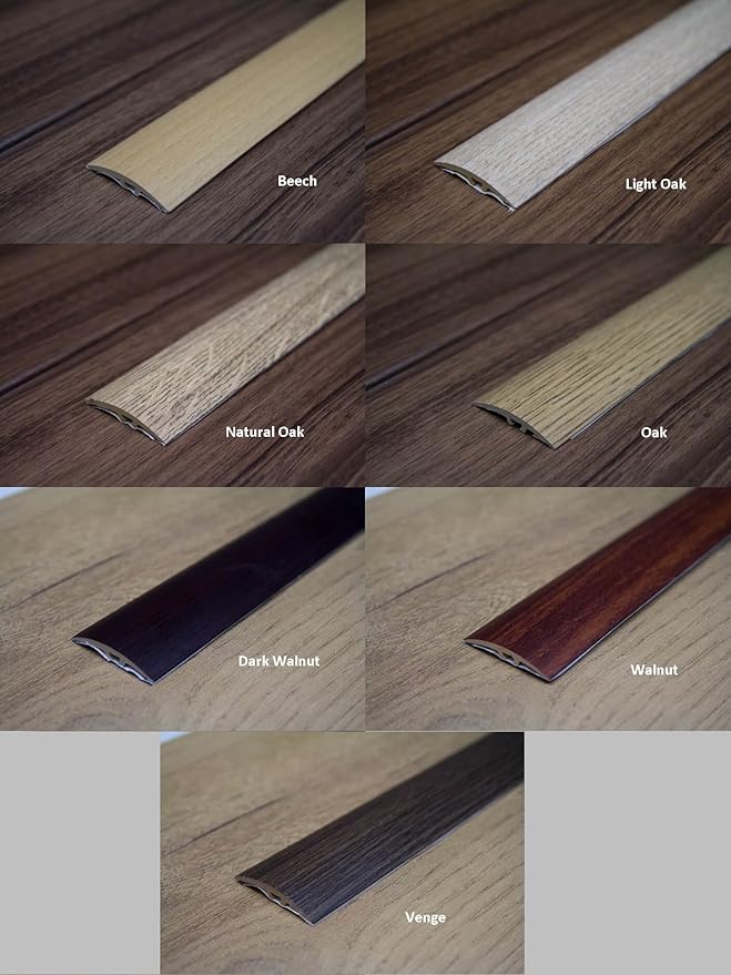 Dark Walnut Door Strip Threshold Transition Strip 40mm 7 Colours Wood Effect Cover Laminate Wooden Floor Tmw Profiles Diy Tools Building Materials Powderhousebend Com
