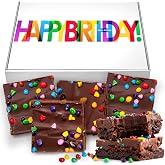 Birthday Party Large Brownies Gift Box Individually Wrapped | Happy Birthday Celebration | Nut Free | Kosher