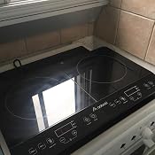 Friteuse Sans Huile Plaque De Cuisson à Induction Double Aobosi 10 Niveaux De Température Protection Plaque Induction