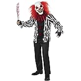 California Costumes, Men's Demented Clown, Plus Size
