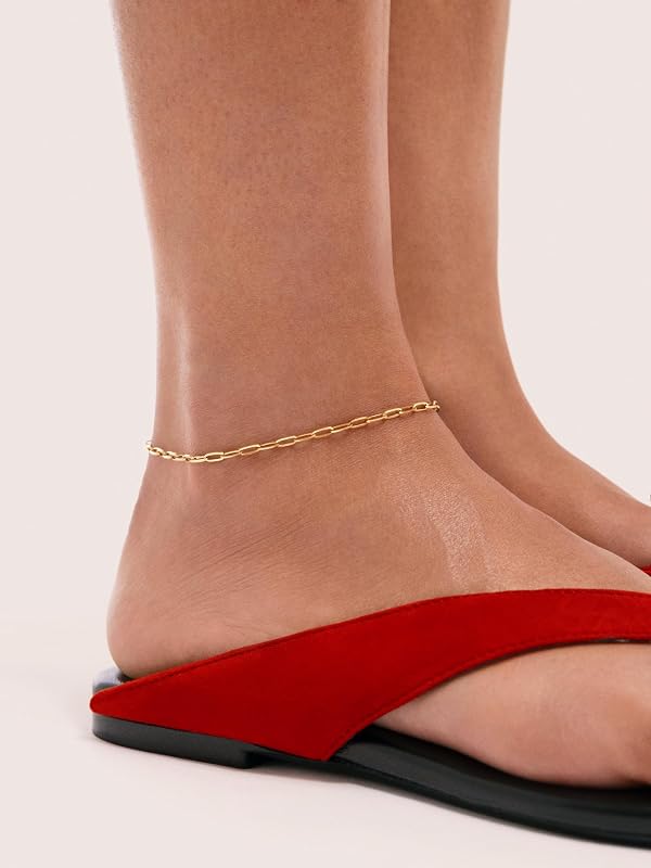 Chevillière Chic Acier Plaqué Or Bijoux pour femmes