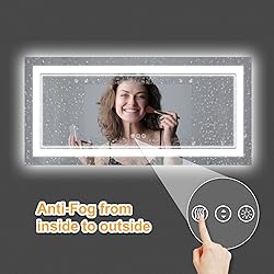 ISTRIPMF 72 x 32 Inch LED Mirror for Bathroom with