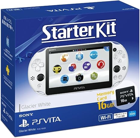 Amazon Playstation Vita Starter Kit グレイシャー ホワイト ゲーム