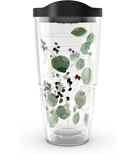 Tervis Kelly Ventura Floral Insulated Tumbler - 20oz Stainless Steel, Triple Wall, Keeps Drinks Hot/Cold, Fits Cup Holders