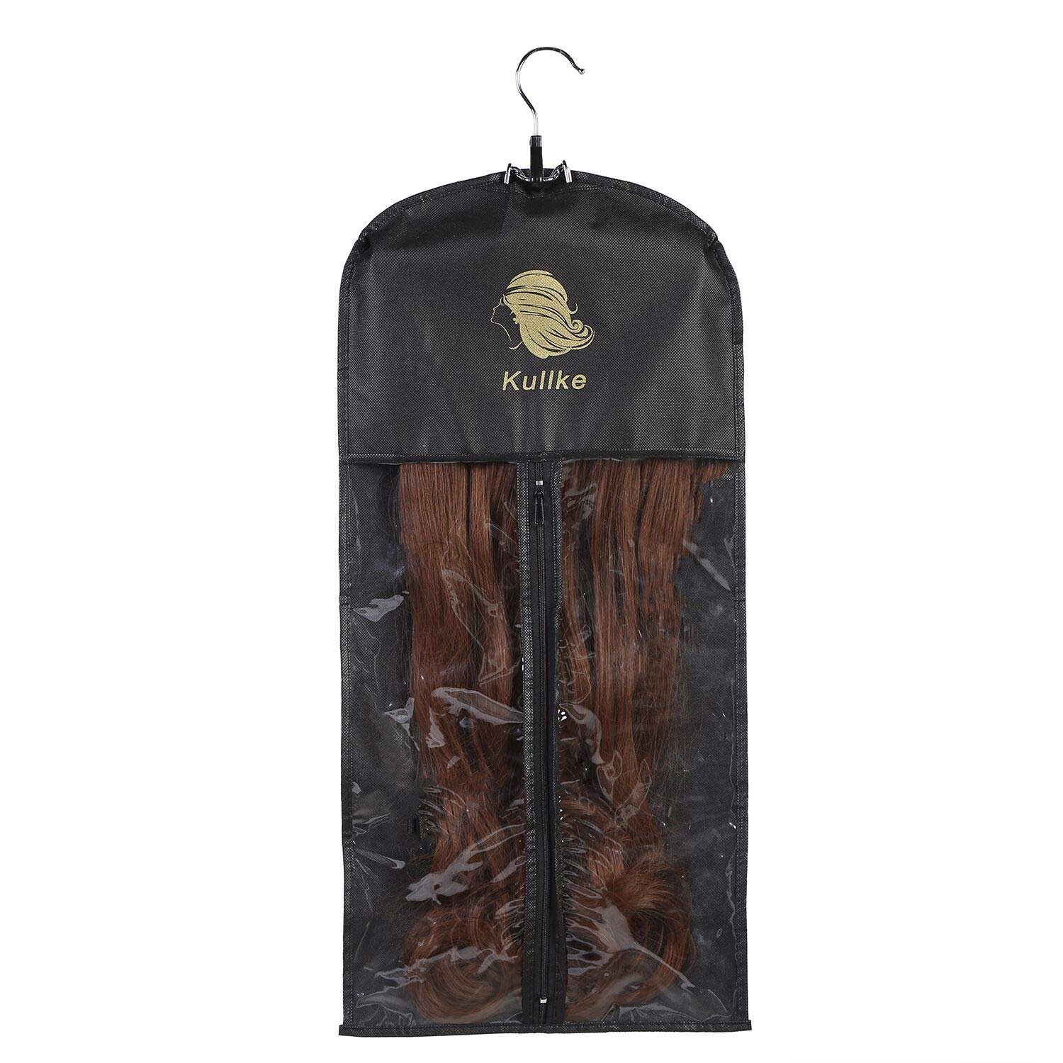 Amazon Com Kullke Hair Extension Holder With Hanger Dustproof