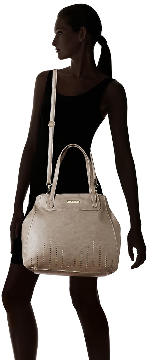 caprese women's satchel (mauve)