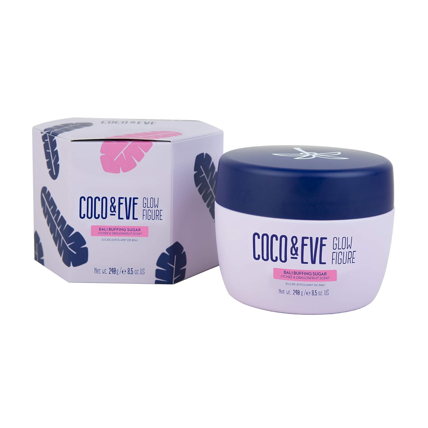 Coco and Eve Glow Figure Bali Buffing Sugar Scrub Body Scrub Peeling
