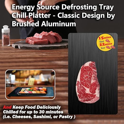 Fuente de energía descongelación bandeja + Chill Platter, la ...