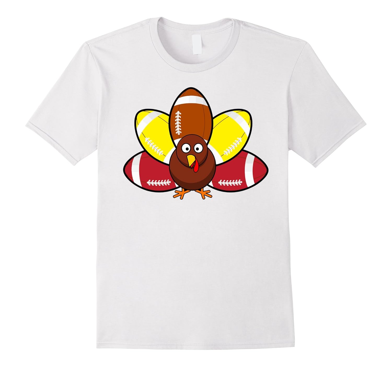 Turkey and Football T Shirt for Thanksgiving-ln – Lntee