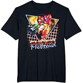 Nintendo Super Metroid Samus Grid Neon Chrome Poster T-Shirt