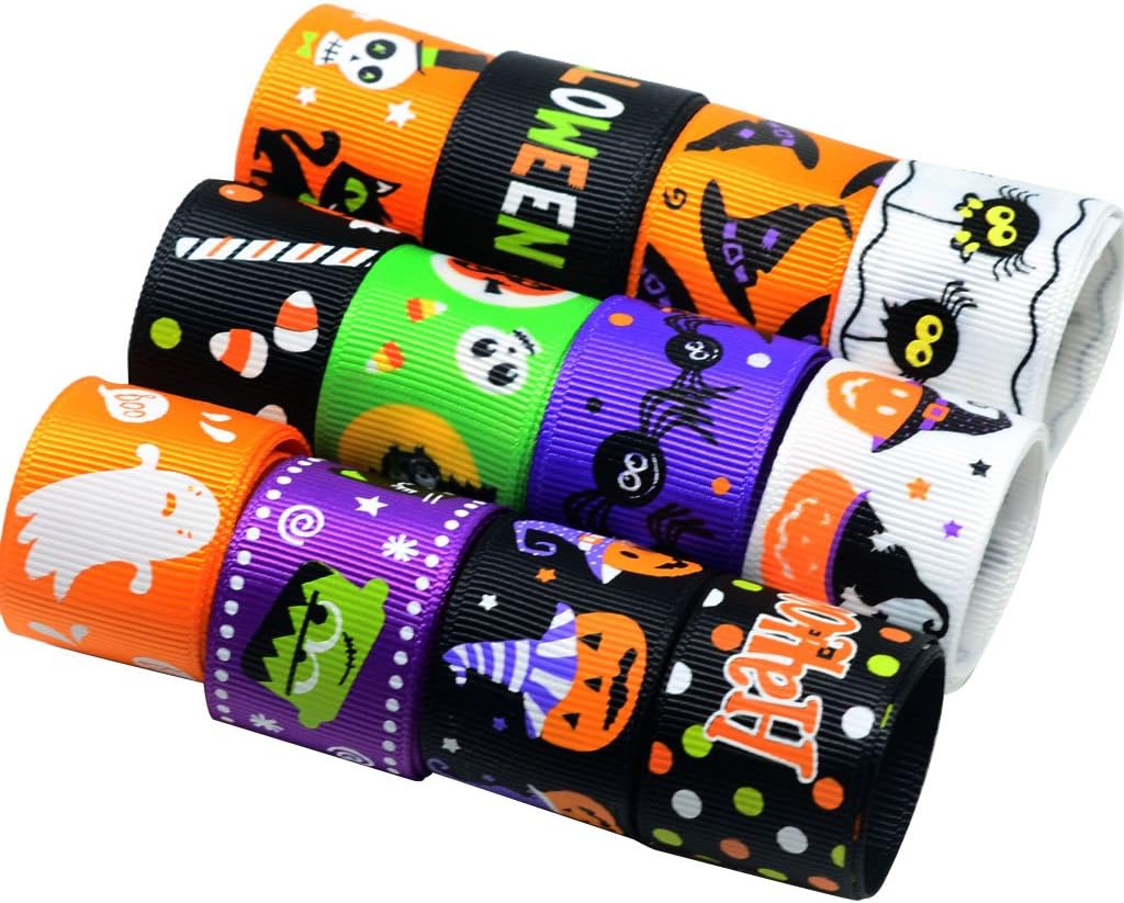 Amazon Sononia 12個 1ヤード 装飾 ハロウィン グログラン リボン 25ミリメートル おもちゃ雑貨 おもちゃ