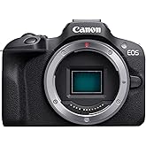 Canon EOS R100 Mirrorless Camera, RF Mount, 24.1 MP, DIGIC 8 Image Processor, Continuous Shooting, Eye Detection AF, Full HD