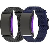 Lamshaw Compatible for Shock Clock Max Bands, Silicone band with Metal Buckle Compatible for Pavlok Shock Clock 3, Max