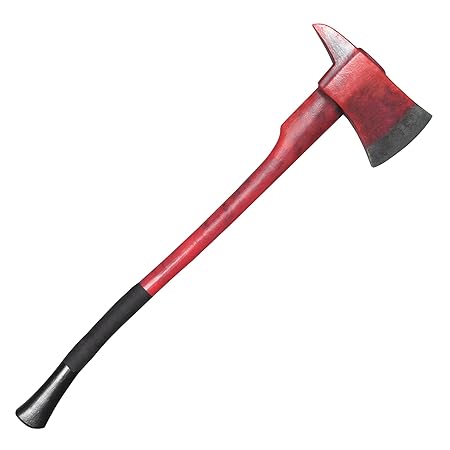 Freyhand ZSH Feuerwehraxt - Polsterwaffe für LARP, Endzeit, Zombie, Karneval, Halloween & Cosplay