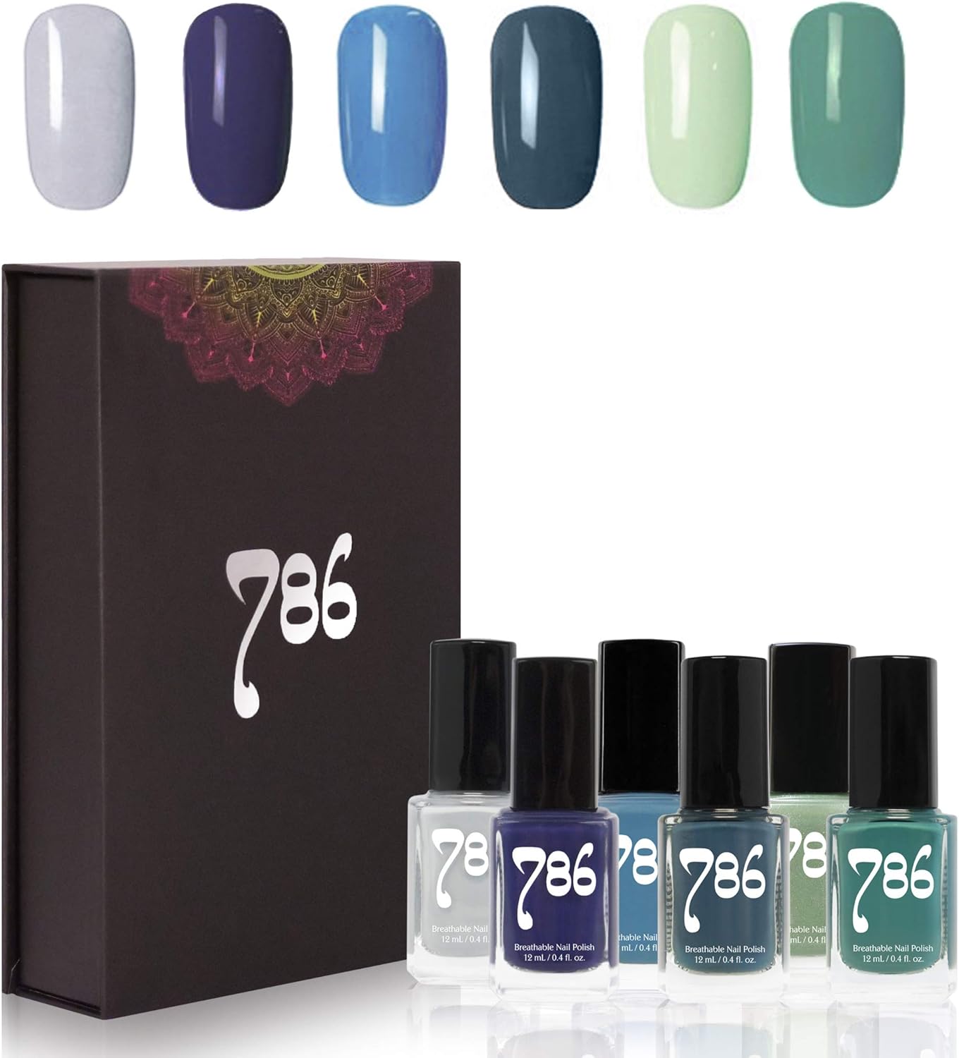 786 Cosmetics Nail Polish Set Vegan, CrueltyFree, Halal