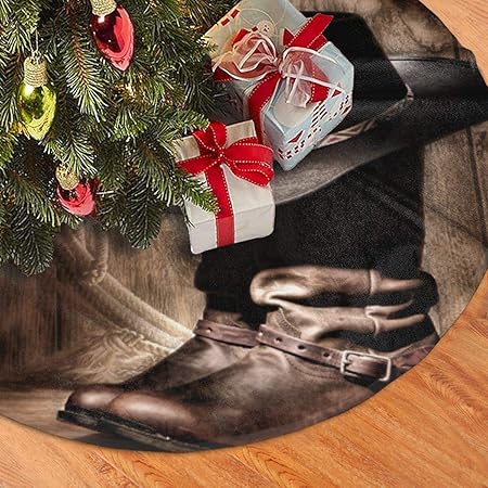  Mjinsjia Ts Western Cowboy Boots Christmas Tree