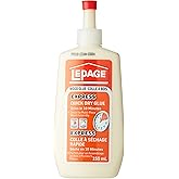 Lepage Express Quick Dry Wood Glue - High Strength Wood Adhesive for Furniture, Woodworking, Crafts, & Repairs - 150 ml, 1 Pa
