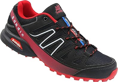 Herren Sportschuhe Sneaker Turnschuhe Schuhe Gr.41-46 Art.-Nr.2744 schwarz-rot