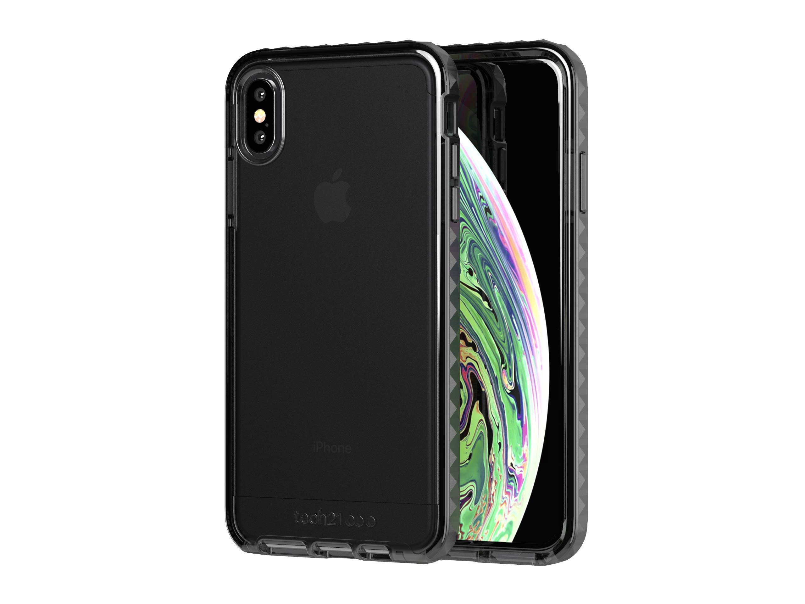 tech21 Evo Rox for Apple iPhone XS Max with 12 ft. Drop Protection - Magic Black