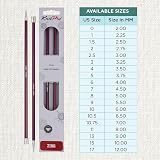 KnitPro Zing Single Pointed Needles 14 in 6.00mm Aluminum view 4