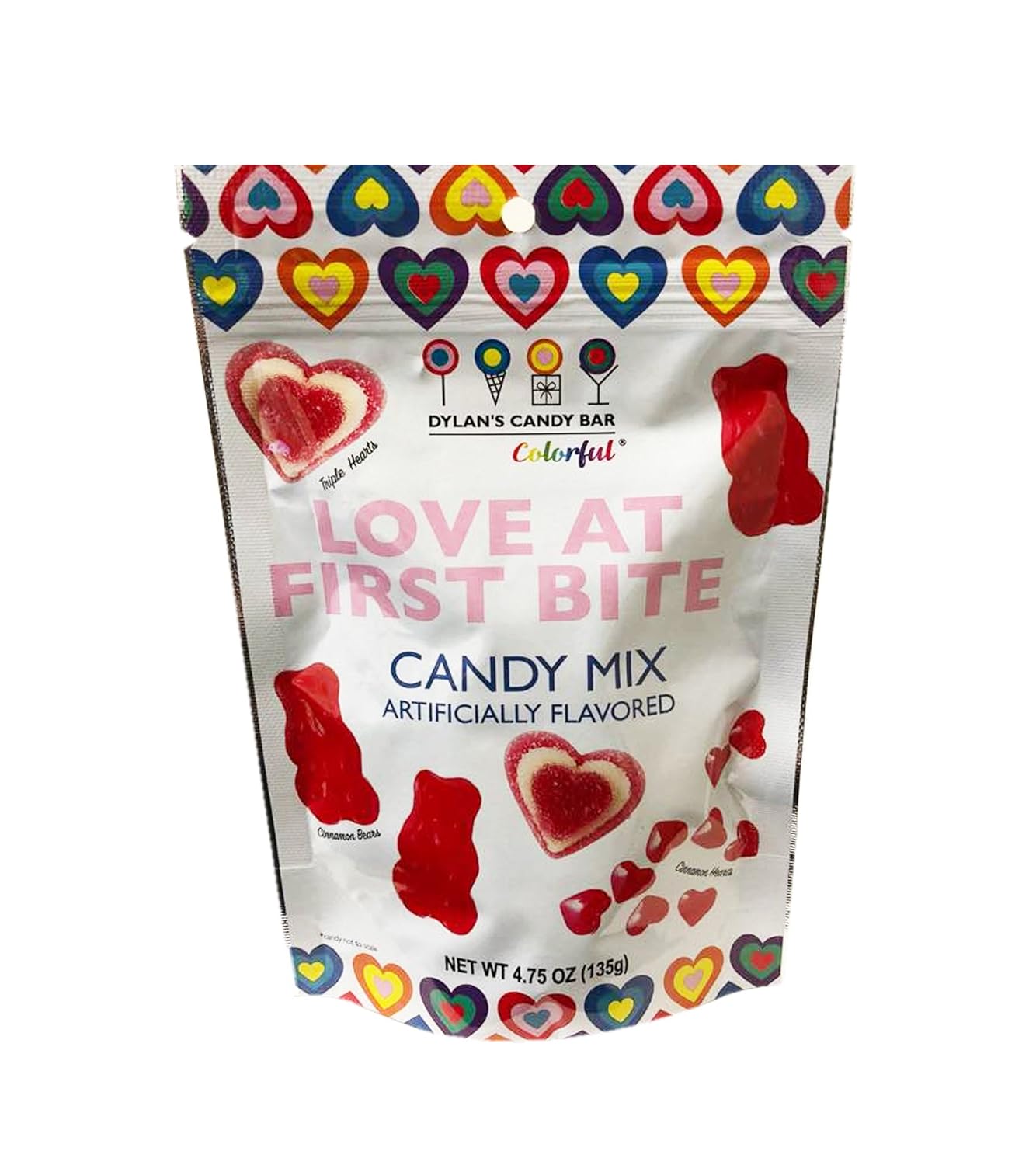 Dylan's Candy Bar Colorful Candy Mix Gummy Candy 4.70oz (Love Mix)