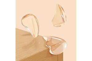 INCENSEAT 10 Pack Transparent Corner Protectors - Baby Safety Edge Guards for Furniture, Clear Sharp Corner Covers for Dining Table Baby Proofing