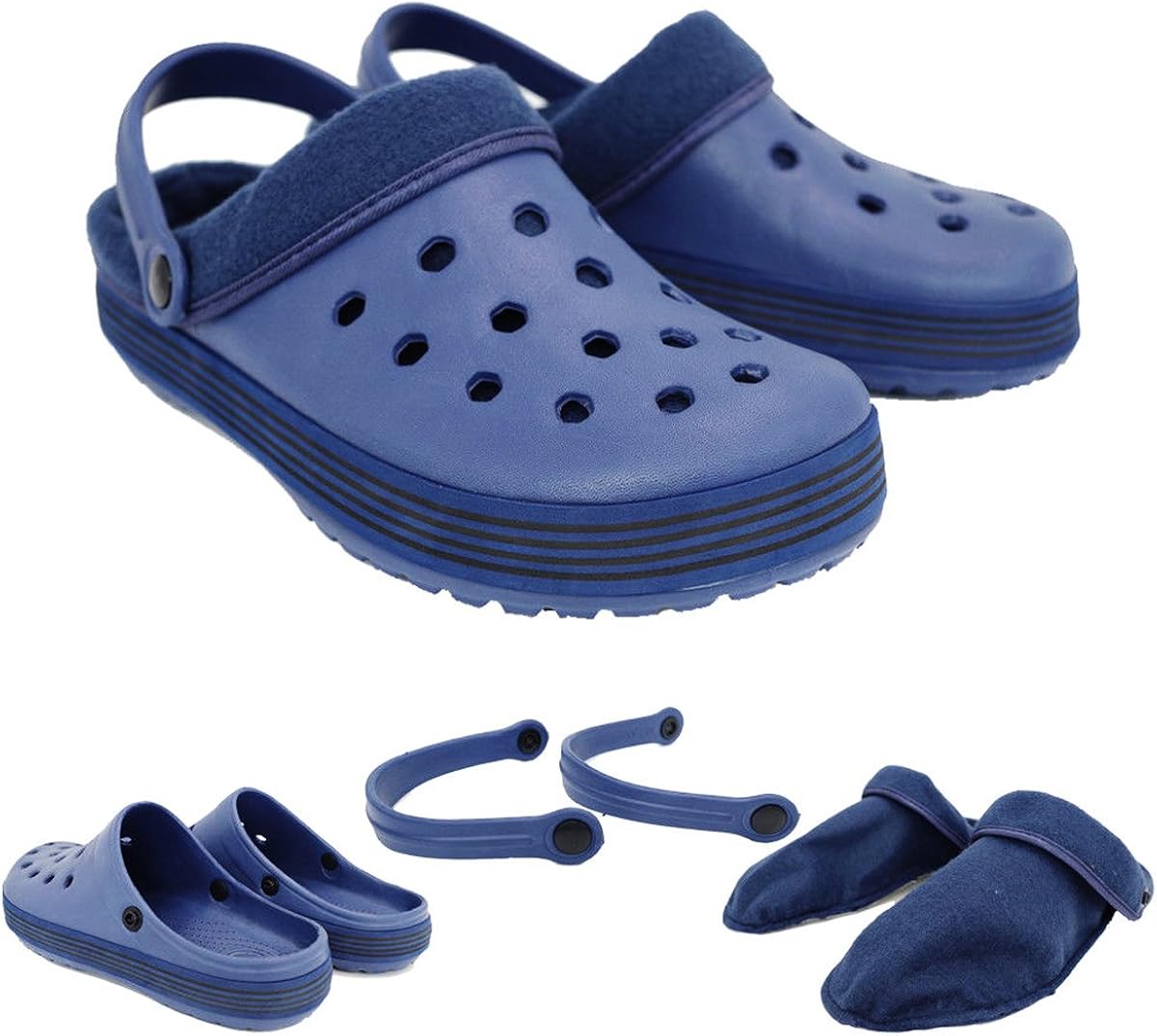 mens fur lined crocs uk
